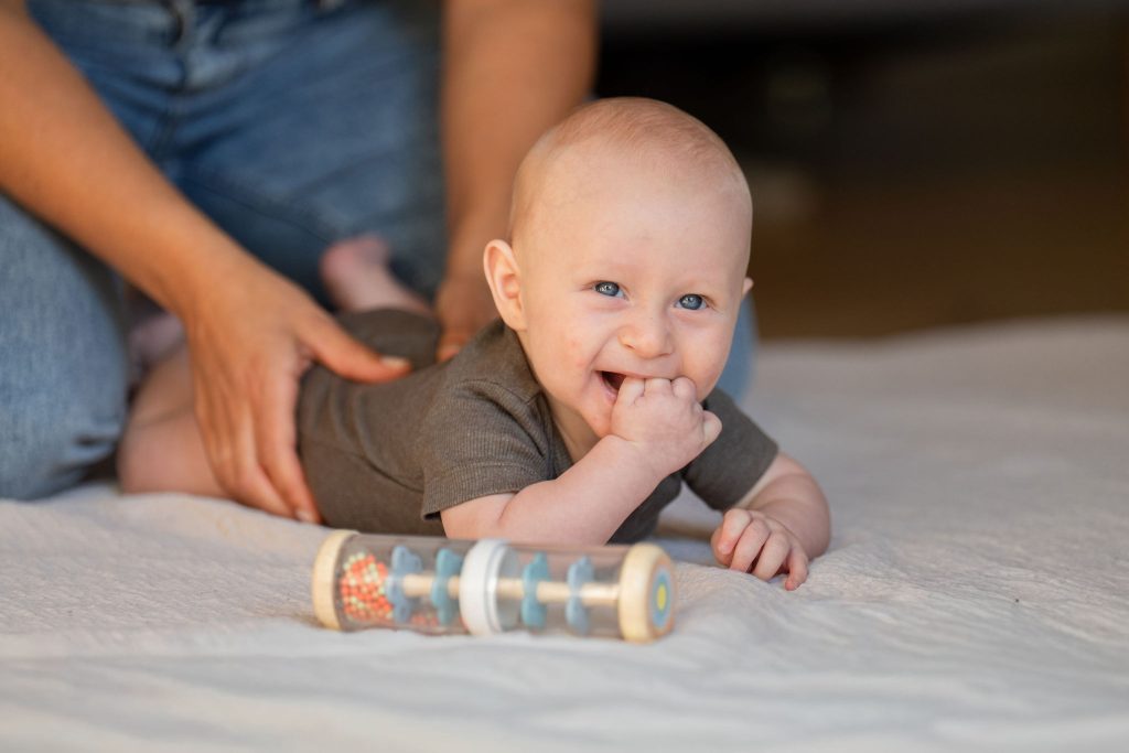 I Far godt fra start virksomhedsforløb er babyer velkomne. Vi taler blandt andet om mavetid
